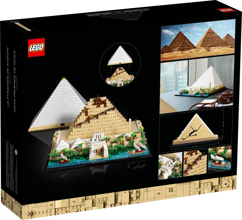 Конструктор LEGO Architecture 21058 Пирамида Хеопса