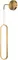 Бра Nevis 86226C-1W BR Belfast