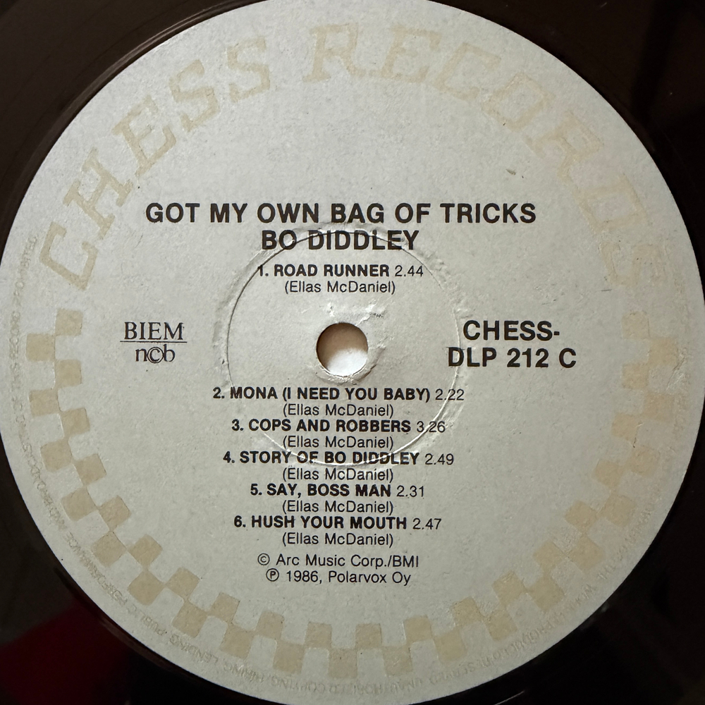 Bo Diddley ‎– Got My Own Bag Of Tricks 2LP (Финляндия 1986г.)