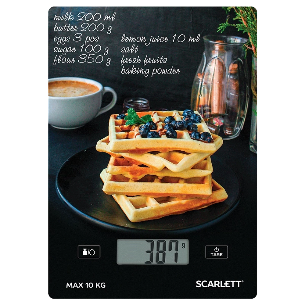 Весы кухонные SCARLETT SC-KS 57 P75 вафли