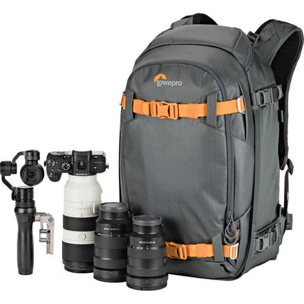 Рюкзак Lowepro Whistler BP 350 AW II серый для фототехники и аксессуаров
