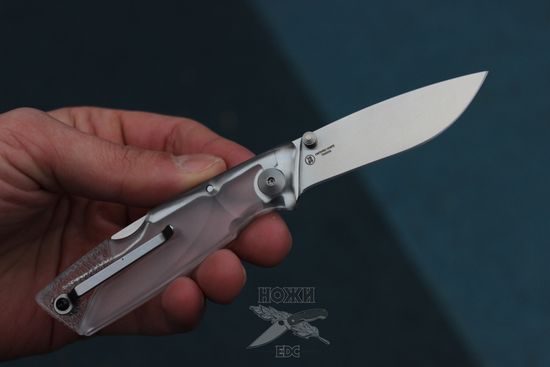 Складной нож Ontario 8798CL Wraith Ice Series Clear c клинком из стали 1.4116 Krupp (X50CrMoV15) рукоять Нейлон