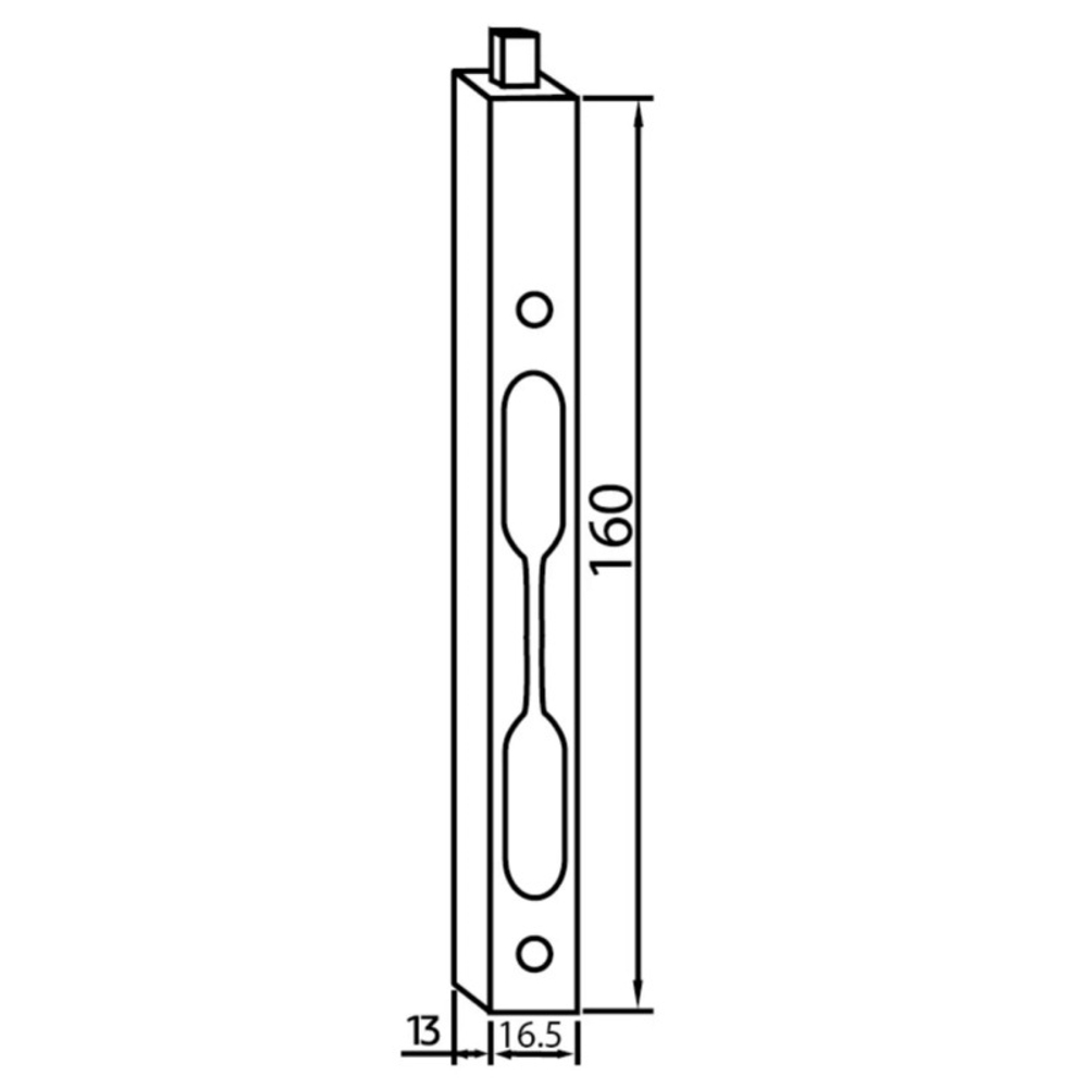 Ригель MORELLI L160 SN никель