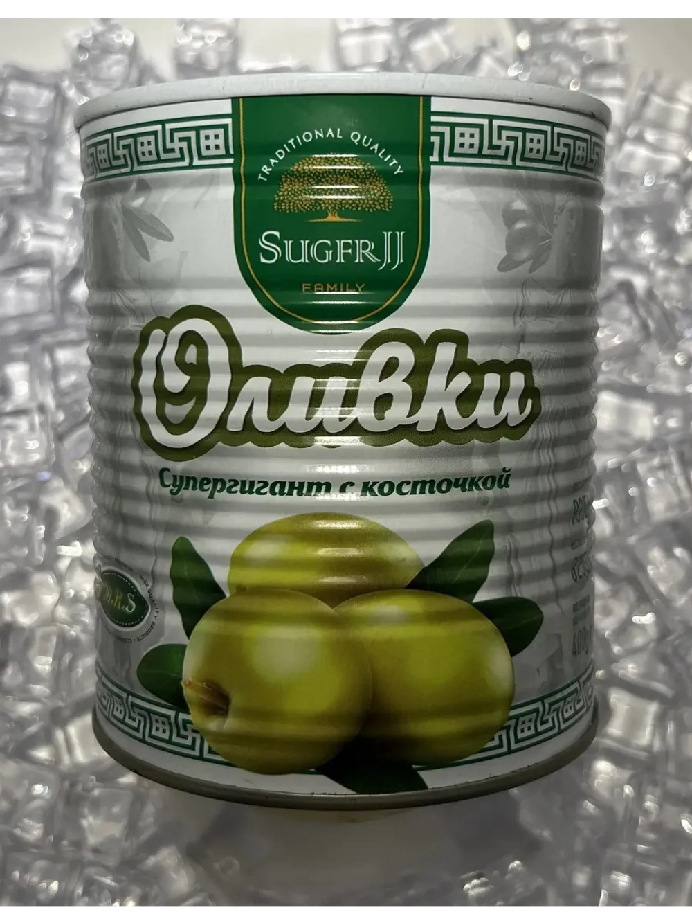 Оливки «Супергиганты» с косточкой 825г