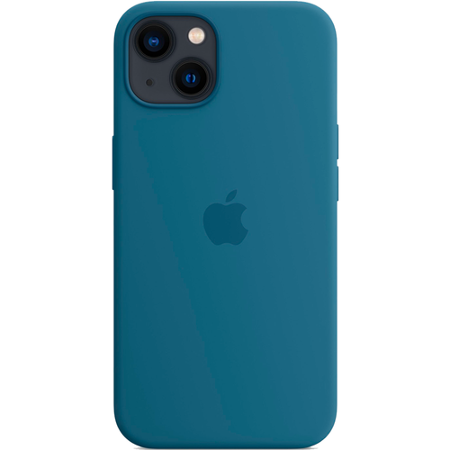Силиконовый чехол с поддержкой MagSafe Apple Silicone Case для iPhone 13, Blue Jay (Полярная лазурь)