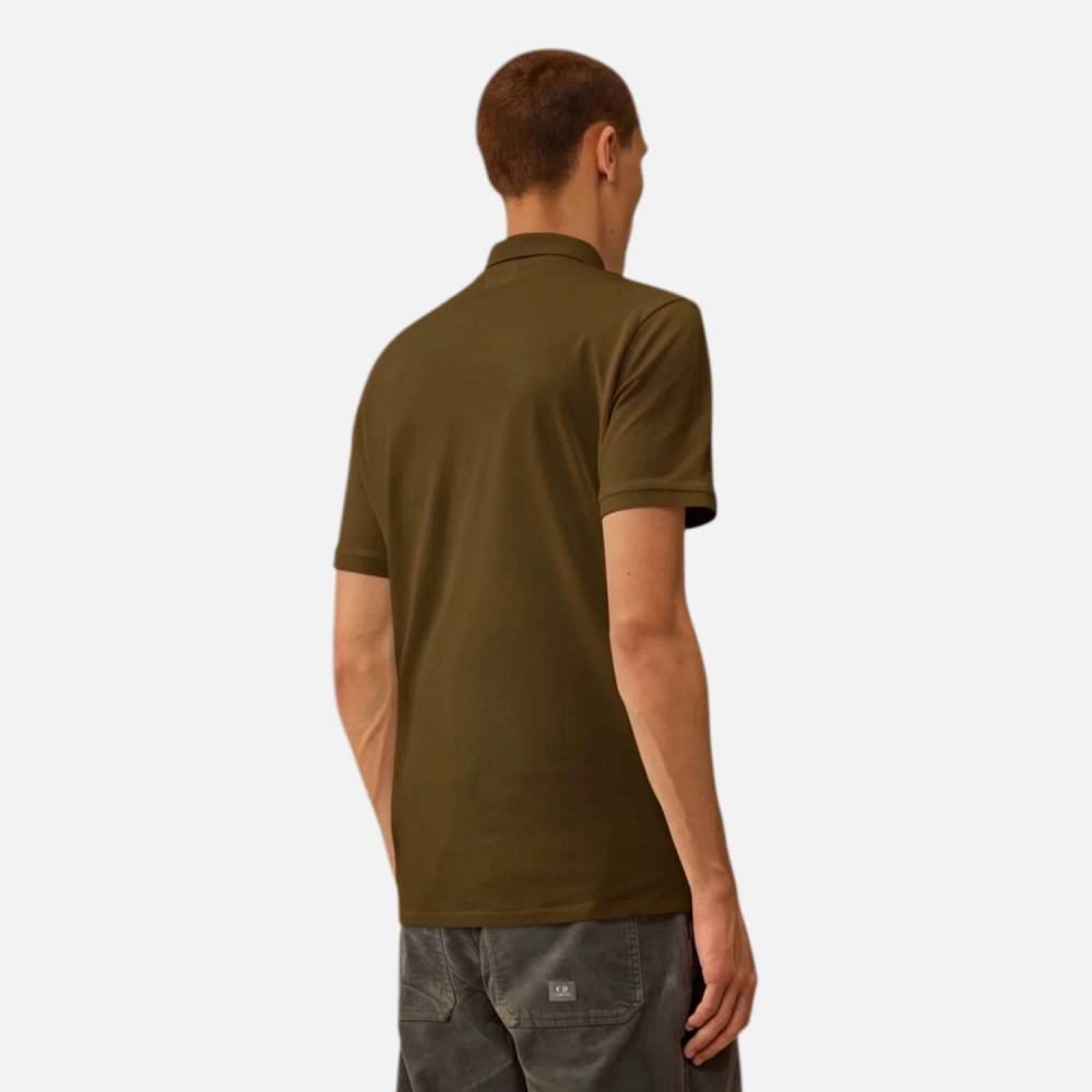 Поло C.P. Company Stretch Piquet Short Sleeve
