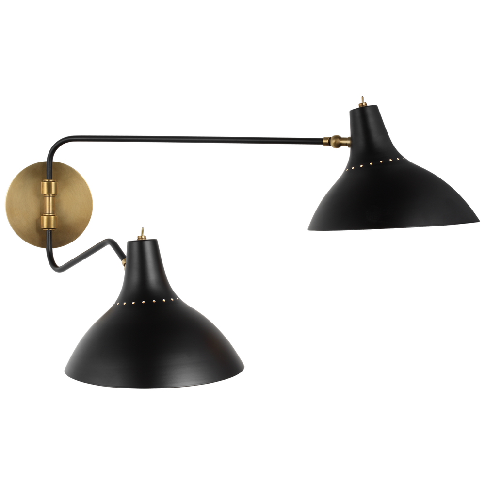 Настенный светильник Visual Comfort Charlton Medium Double Wall Light