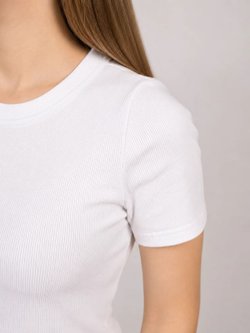 Платье лапша рукав 1/4 белое 40-44