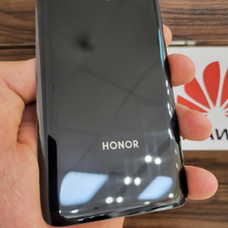 Крышка для Honor View 20 - задняя стеклянная панель "Хорошее качество" (чёрного цвета)