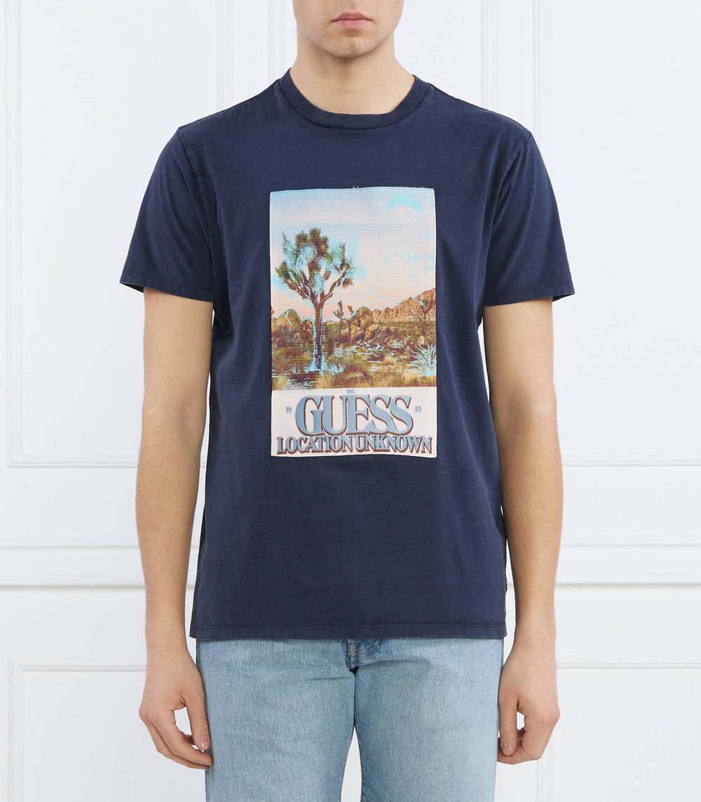 Футболка DESERT PHOTO GUESS - темно-синий(M3GI74 KA260)