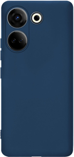 Мягкий Soft Touch чехол из силикона для TECNO CAMON 20 / 20 PRO 4G с бархатной подкладкой