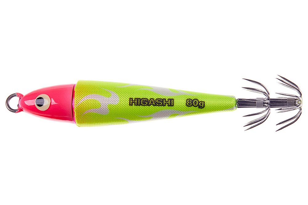 Кальмарница HIGASHI Squid Cloth sinker 80g #05 Neon Fireman