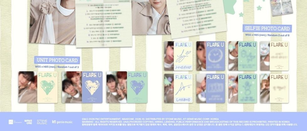 Альбом FLARE U - LOVEHOOD 2nd Mini Album PHOTOBOOK RANDOM Version