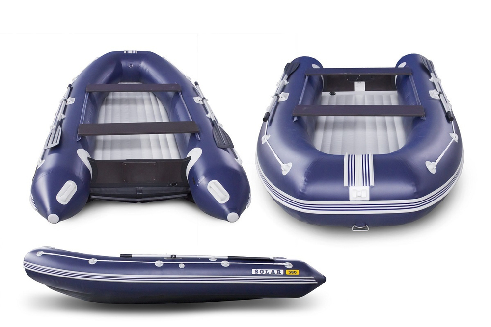 Лодка ПВХ Solar Оптима-380 серый