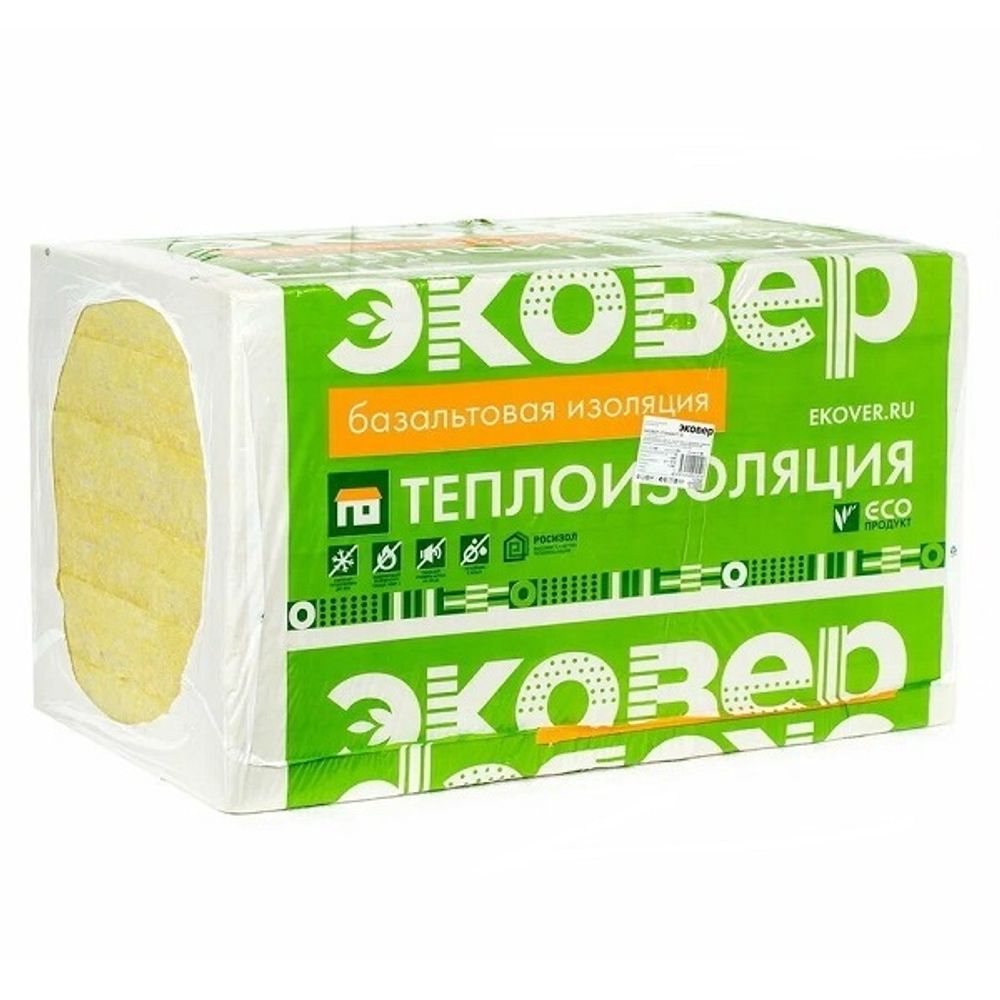 Утеплитель Эковер Лайт 35 кг/м³ (1000x600x50 мм) 12 шт Утеплитель Эковер Лайт 35 кг/м³ (1000x600x50 мм) 12 шт