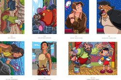 Hachette раскраска по номерам Coloriages mystères - герои и злодеи, битва при Менке