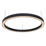 Светильник LED кольцевой Ring 130W D1500мм*35 4000К черный накладной IP40