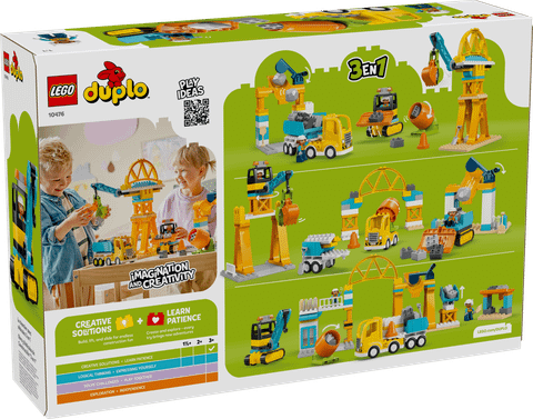 Конструктор LEGO Duplo 10476 3 in 1 Construction Site and Vehicles