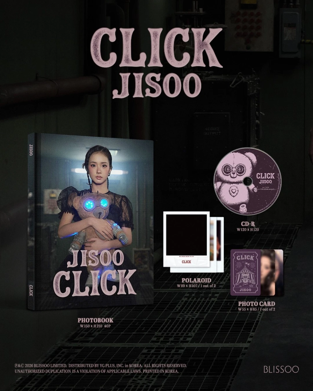 Альбом JISOO - CLICK [Photoboook ver.]