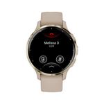 Умные часы Garmin Venu 3S, 41mm, Soft Gold / French Gray (010-02785-02)