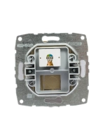 Механизм компьютерной розетки Rj45 Cat6 титан
