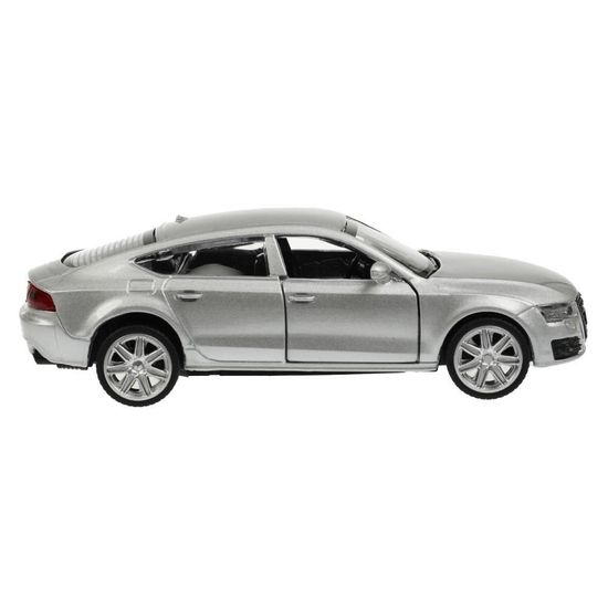 Машина металл AUDI a7 11 см, двери, инерция, серебристый, кор. Технопарк