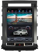 Магнитола для Toyota Land Cruiser 200 2007-2015 (экран климата внизу) - Kuberg ZF-1220-Q6 монитор 12.1" в стиле "Тесла" на Android 11, CarPlay, 4G SIM-слот