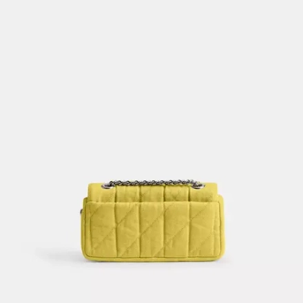 COACH СУМКА ЧЕРЕЗ ПЛЕЧО TABBY 20 С МЯГКОЙ ПОДКЛАДКОЙ, ЖЕЛТЫЙ