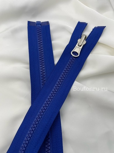 Молния тракторная синий (васильковый) с перекидным бегунком