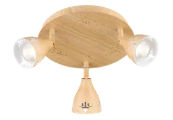 Светильник Sfera Sveta 85991/3C WOOD, 3×15 Вт, древесный