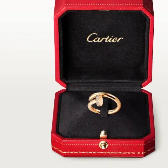 Кольцо Cartier Juste un Clou, classic model, с бриллиантами