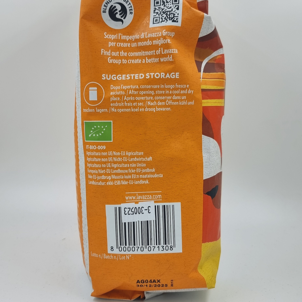 Кофе Lavazza "FOR AFRICA" Bio Organic, в зернах, 9/10, арабика, 1 кг, срок до 30.12.2025