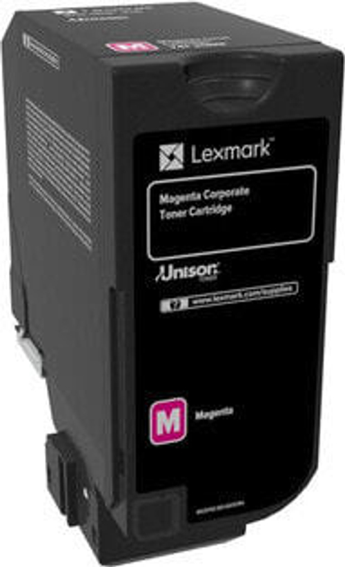 Lexmark 74C20ME тонерный картридж Подлинный Пурпурный 1 шт