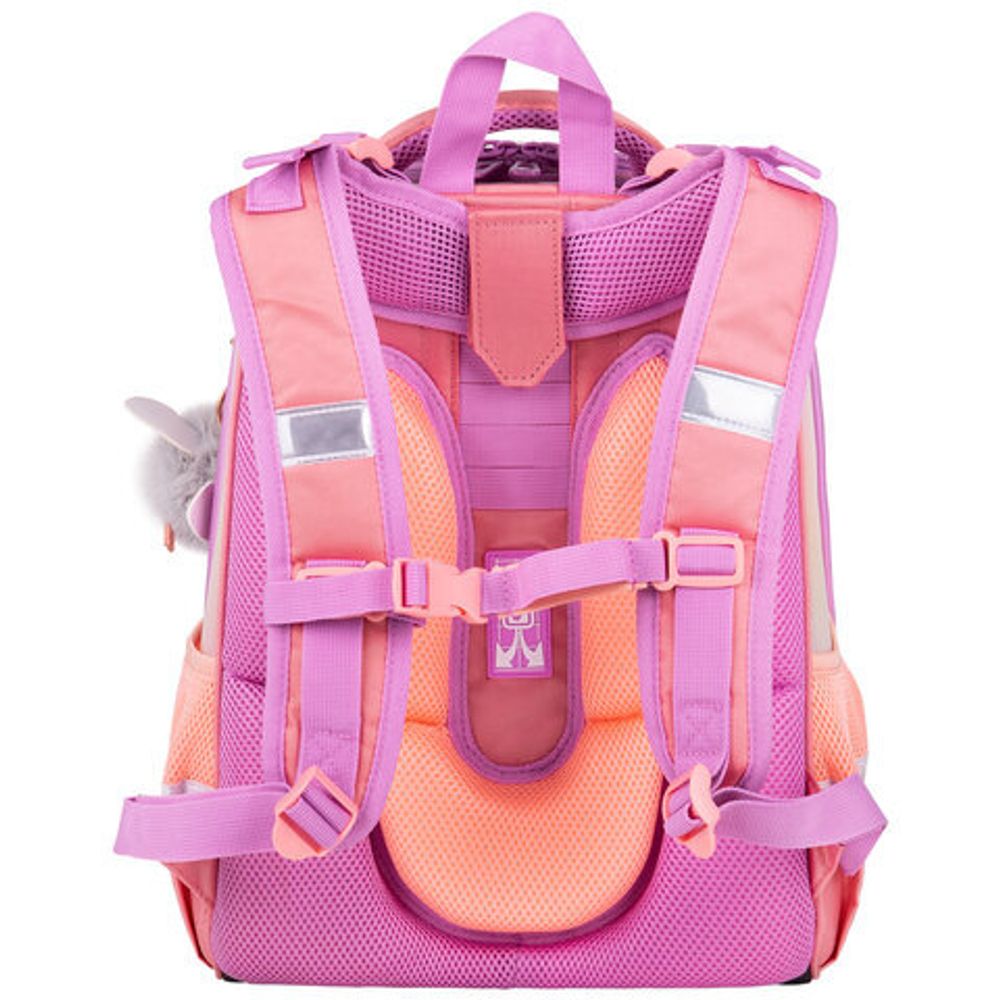 Ранец BRAUBERG SHINY, 2 отделения, "Cheerful", 36х28х14 см, 270697
