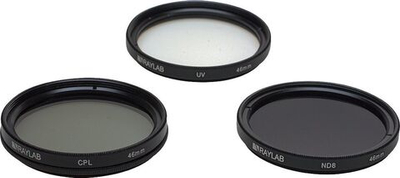 Набор фильтров RAYLAB UV/CPL/ND8 55mm