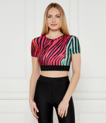 Блузка Just Cavalli - розовый(78PAH6A0JS451)