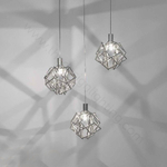 Pendant design lamp  Etoile by Terzani 3 (Silver)