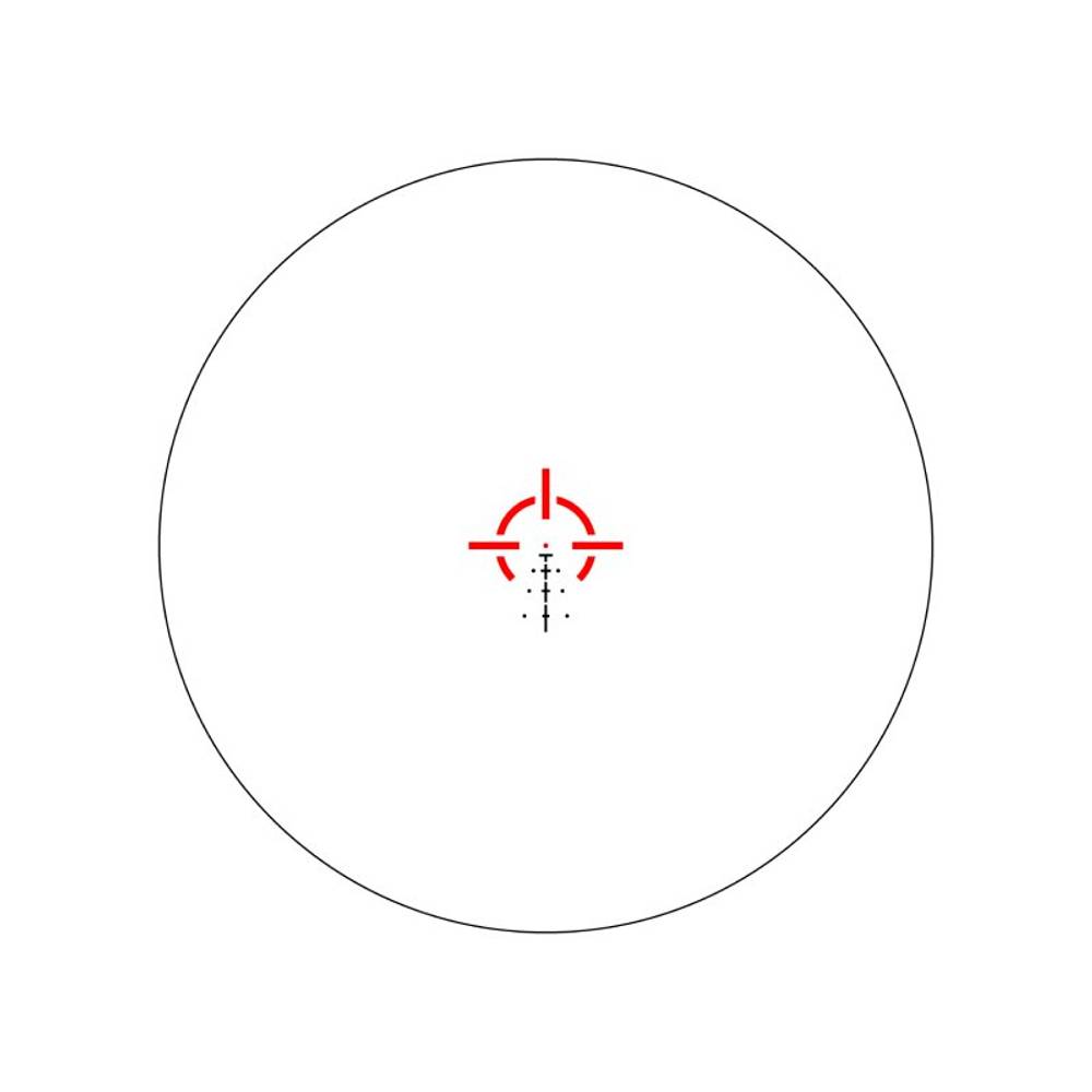 Призматический прицел Vector Optics Paragon 4x24 Micro Prism (закрытый, объектив 24мм, 1 МОА, метка баллистическая красная, picatinny/weaver, IP67)