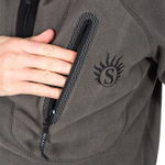 Зимний мужской термокостюм с ремнём ХСН Winter Shaman (Polar fleece) Серый
