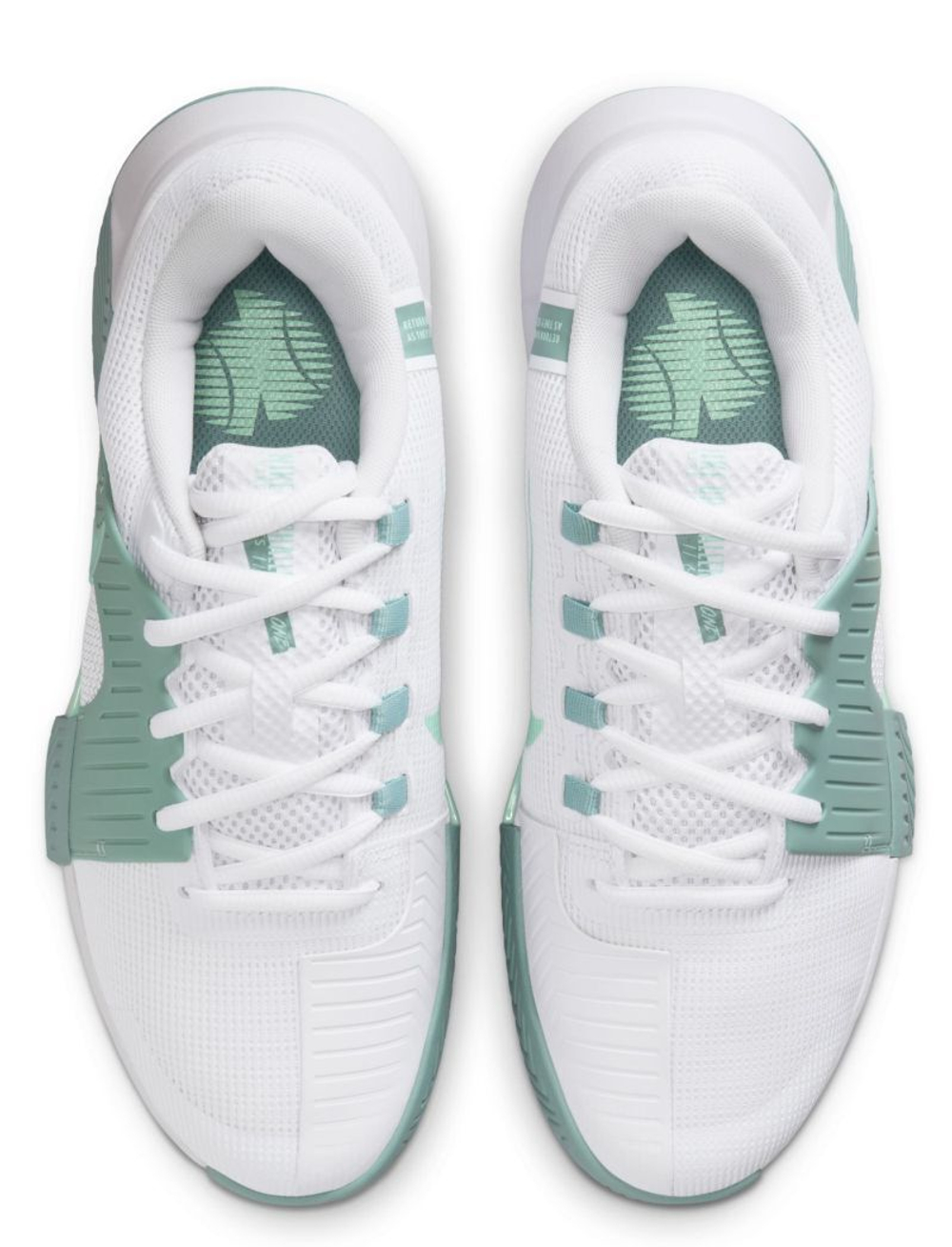 Женские Кроссовки теннисные Nike Zoom GP Challenge 1 - white/mint foam/cannon