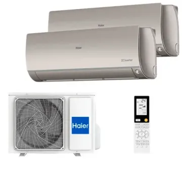 Мультисплит система на 2 комнаты Haier AS25S2SF2FA-G x 2 / 2U40S2SM1FA Flexis Super Match