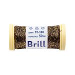 Мулине Gamma металлик M 5 мотков по 50 метров, M-130 золотистый/черно-красный, Gamma BRILL