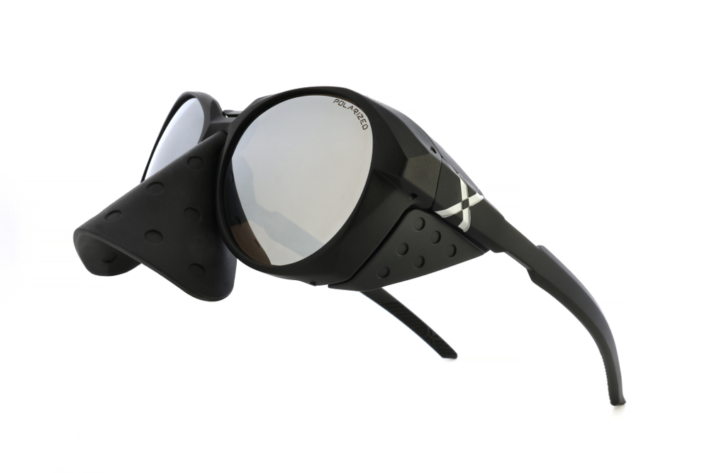 Спортивные очки HILX Oracle / Matt Black / Black Mirror Lens + Brown Mirror Polarized