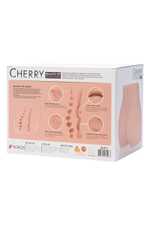 Мастурбатор реалистичный Kokos Cherry с вибрацией и ротацией 22 см