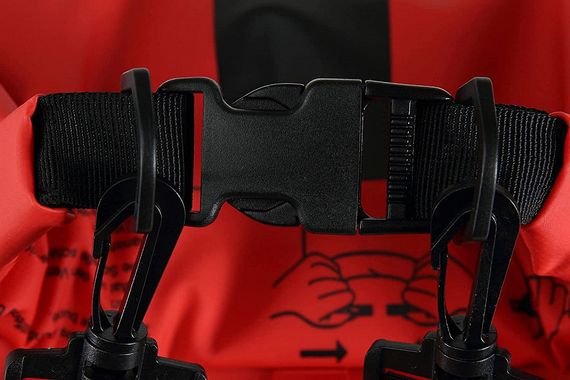 Герморюкзак Cressi Premium Back Pack с карманом на молнии 20 литров черно-красный