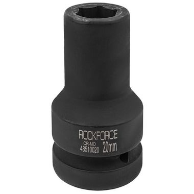 Головка ударная глубокая 1'', 20мм (6гр.) RockForce RF-48510020