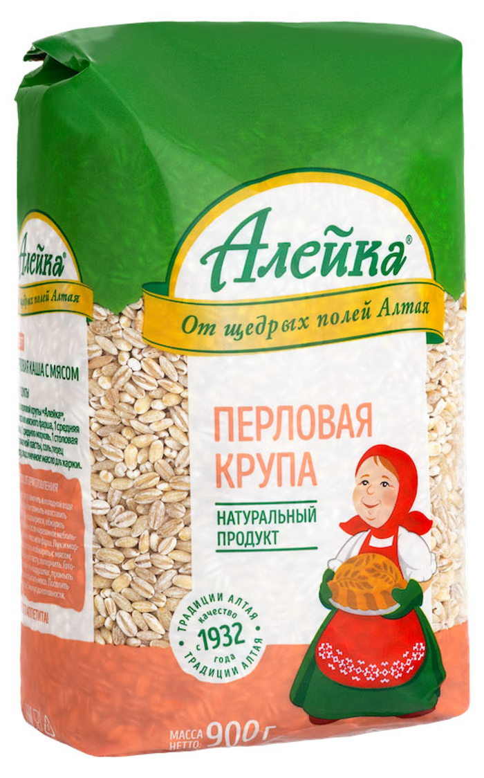 Перловая крупа (0,9 кг) Алейка