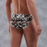 Мужские трусы-слипы с принтом в виде улиц города Doreanse Old City (Размер: S) (Цвет: разноцветный)