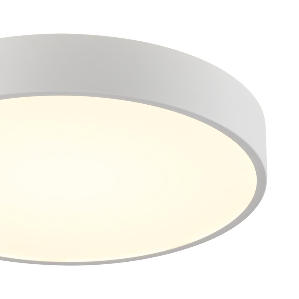 7757/36L MITRA LED SN 539 Светильник металл/акрил/белый LED (30Вт+6Вт) 4000K+4000K D400 IP20 подсветка QUASAR