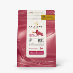 Шоколад Callebaut рубиновый Ruby 47.3% (Пакет 2,5кг)